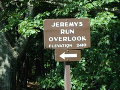 Jeremys Run Overlook