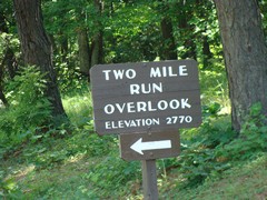 Two Mile Run Overlook